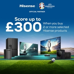 Hisense Score Up To £300 Cashback With Hisense