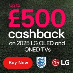 LG Up To £500 Cashback With LG