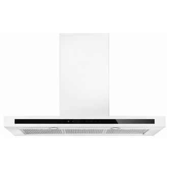 Rangemaster 105440 100cm HI LITE FLAT Touch Control Chimney Hood White