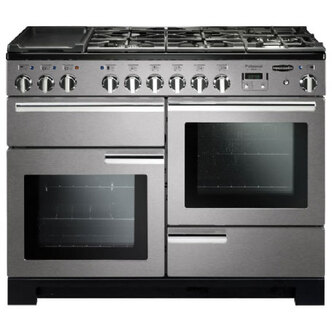 Rangemaster 97510 110cm PROFESSIONAL DELUXE Dual Fuel Range In S Steel