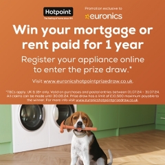 Hotpoint Win Your Mortgage Or Rent Paid For a Year with Hotpoint