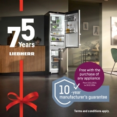 Liebherr 10 Year Guarantee On All Liebherr Products