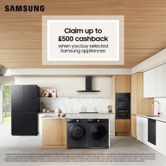 Samsung Up To £500 Cashback With Samsung