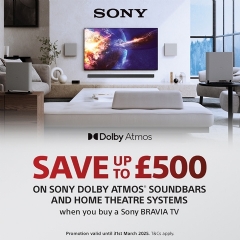 Sony Save Up To £500 With Sony