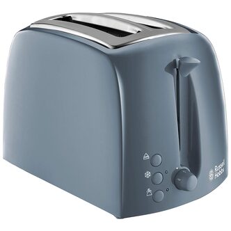 Russell Hobbs 21644 Textures 2 Slice Toaster in Grey