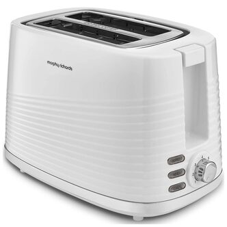 Morphy Richards 220029 Dune 2 Slice Toaster - White