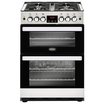 Belling 444410825 60cm Cookcentre 60G Double Oven Gas Cooker in St/Steel