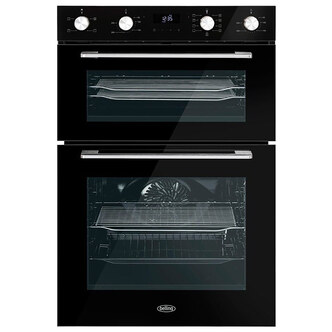 Belling 444411403 90cm Built In Electric Double Oven in Black A Rated