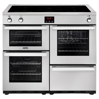 Belling 444444090 100cm Cookcentre Prof 100Ei Range in St/St Induction