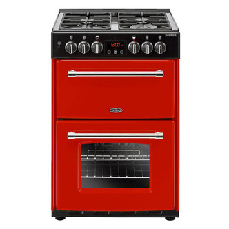 Belling 444444715 60cm Farmhouse 60DF D/Oven Dual Fuel Cooker in Jalapeno