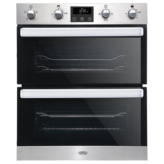 Belling 444444781 70cm Built-Under Electric Double Oven Stainless Steel