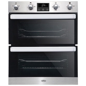 Belling 444444783 70cm Built-Under Electric Double Oven Stainless Steel