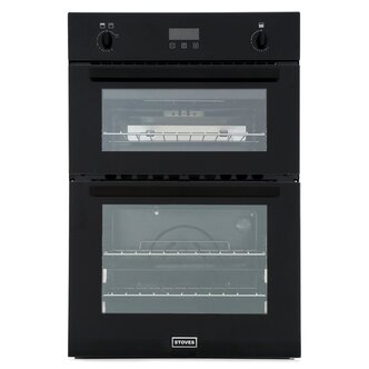 Stoves 444444843 90cm Built-In Gas Double Oven in Black