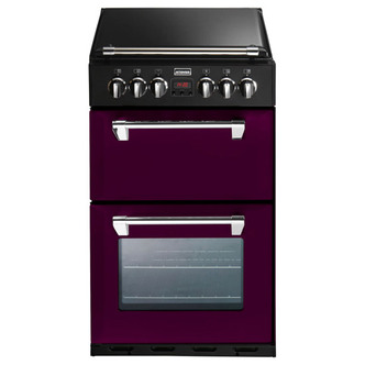 Stoves 550DFW-WBE 55cm RICHMOND Mini Range Dual Fuel Cooker - Wild Berry