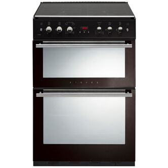 Stoves 61GDOT-BLK 60cm Gas Cooker in Black Double Oven FSD