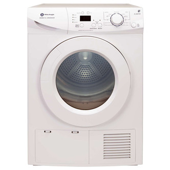 White Knight A+96M7W 7kg Heat Pump Condenser Tumble Dryer in White A+ Rated