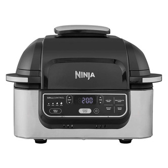 Ninja AG301UK Foodi Health Grill & Air Fryer in Black/St/Steel 1760W