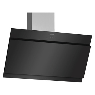 Neff D95IHM1S0B N50 90cm Angled Cooker Hood in St/Steel & Black Glass