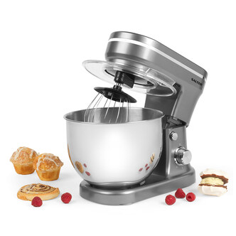 Salter EK4245GM Cosmos Stand Mixer in Gun Metal  - 5 Litre 1200W