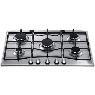 Hotpoint GC750X 75cm 5 Burner Gas Hob in Stainless Steel Auto Ignition