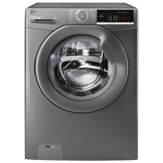 Hoover H3W410TGGE Washing Machine in Graphite 1400rpm 10Kg E Rated NFC