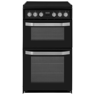 Hotpoint HD5V93CCB 50cm Double Oven Electric Cooker in Black Ceramic Hob
