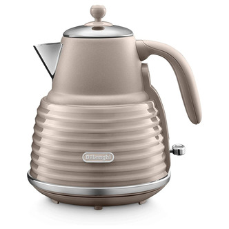 DeLonghi KBZS3001BG SCOLPITO Cordless Kettle - Beige