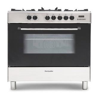 Montpellier MR91DFMX 90cm Single Cavity Dual Fuel Range Cooker in St/Steel