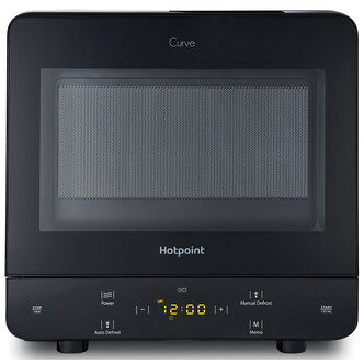 Hotpoint MWH1331B Curve Microwave Oven in Black 700W 13L Touch Controls