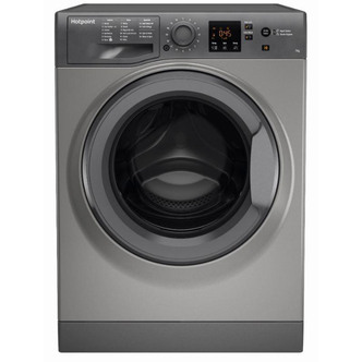 Hotpoint NSWF743UGG Washing Machine in Graphite 1400rpm 7Kg D Rated