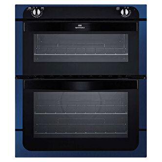 New World NW701DO-MB Built Under Electric Double Oven in Metallic Blue