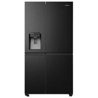 Hisense RS818N4IFE American Fridge Freezer Black/St/Stl PL I&W E Rated