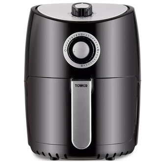 Tower T17023 Vortx Manual Air Fryer Oven in Black - 2.2L 1000W