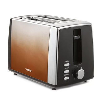 Tower T20038COP 2 Slice Infinity Ombre Toaster - Copper