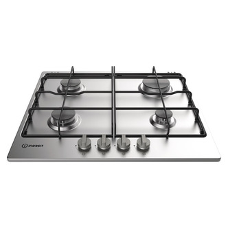 Indesit THA642IX 60cm 4 Burner Gas Hob in Stainless Steel