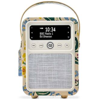 VQ Monty VQMONTYEBPFM DAB/DAB+ Digital Radio & Bluetooth Speaker - Primrose