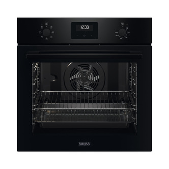 Zanussi ZOHNX3K1 Built-In Single Electric Oven in Black 72L