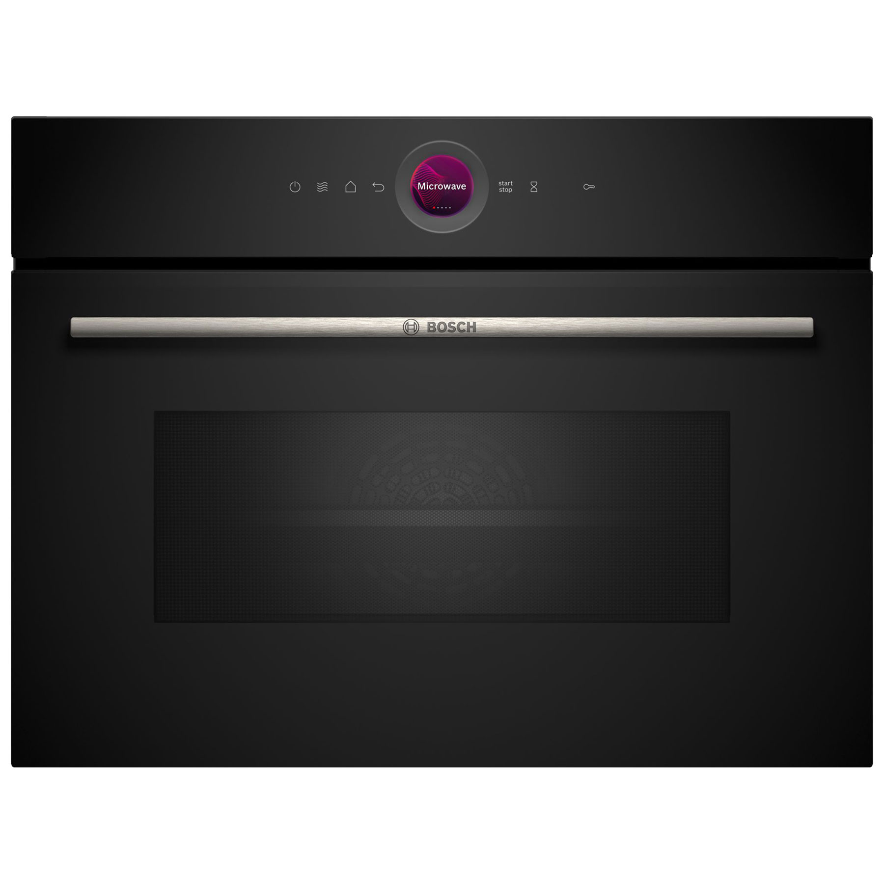 Bosch CEG732XB1B Series 8 Built In Microwave Oven in Black 1000W 36L