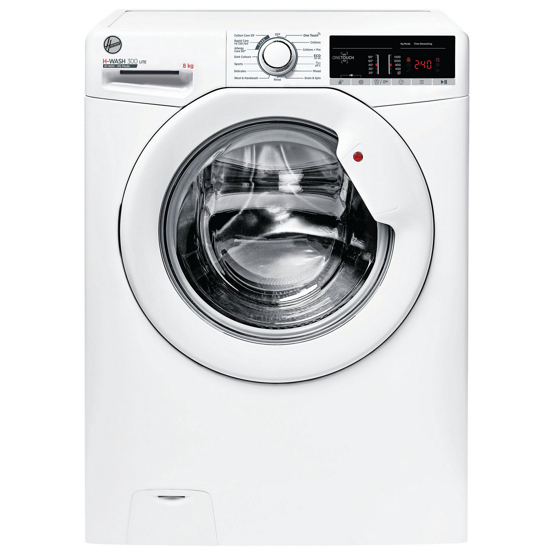 Hoover H3W48TA4 H Wash 300 8kg 1400 Spin Washing Machine in White B Ra