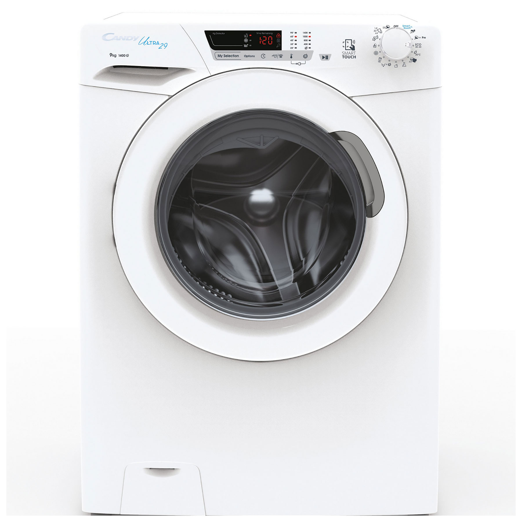 Candy HCU1492DE1 9kg 1400 Spin Washing Machine in White D Rated Smart