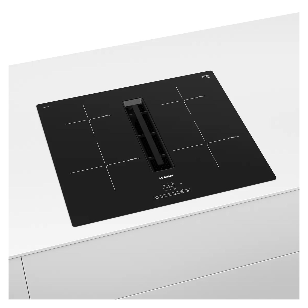 Bosch Pie611b15e 60cm Serie 4 Electric Induction Venting Hob