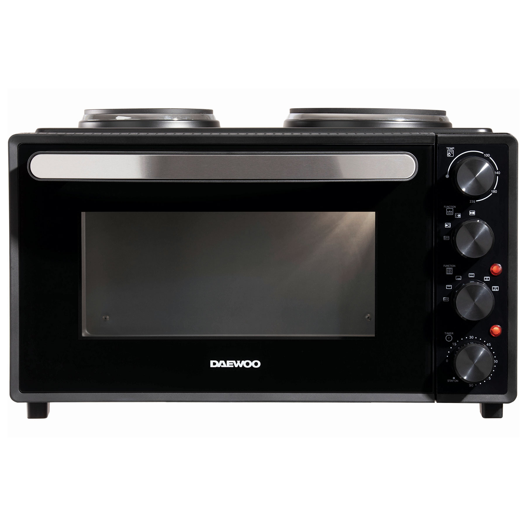 Photos - Oven Daewoo SDA1610GE 42L Table Top Electric Cooker in Black 3000W 