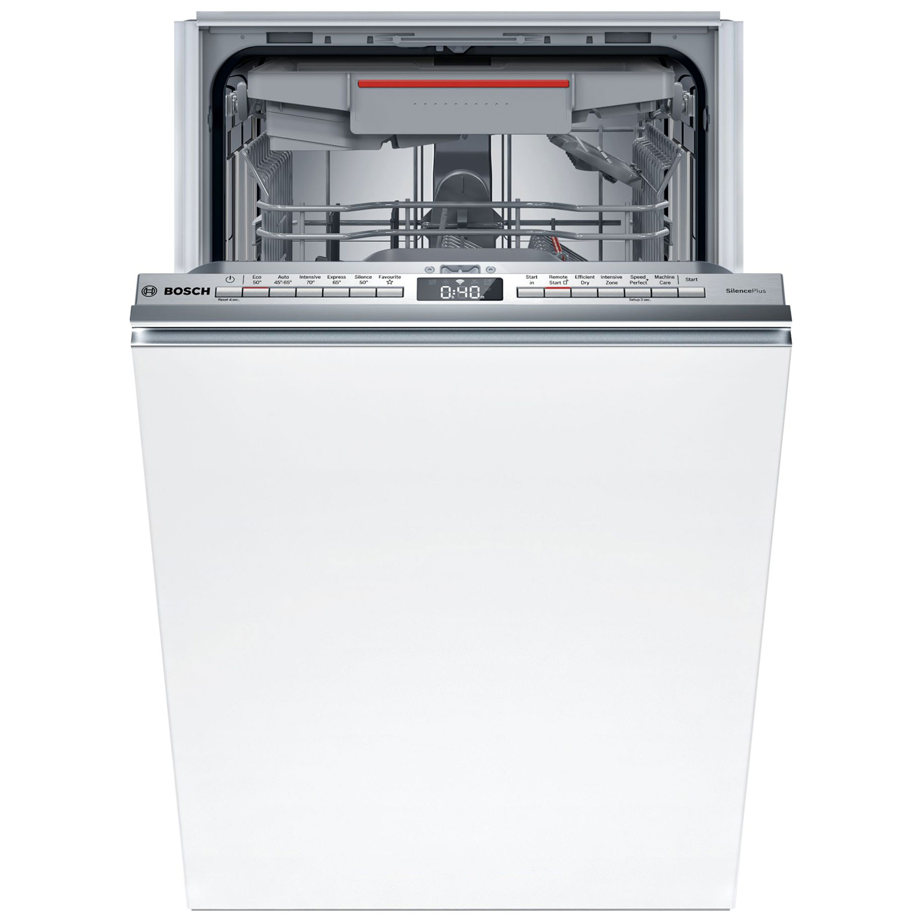 Bosch SPV4EMX25G Series 4 45cm Fully Integrated Slimline Dishwasher 10